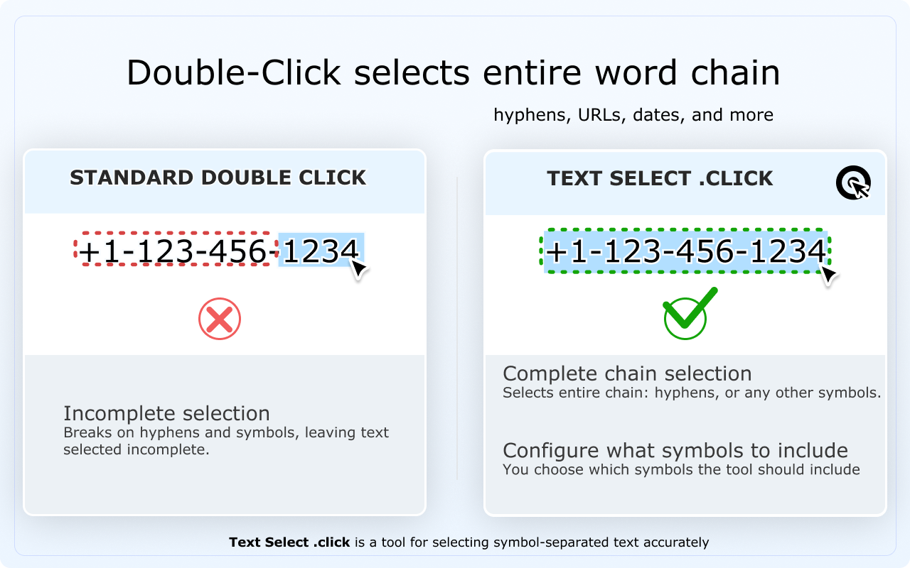 Text Select .click feature screenshot 1