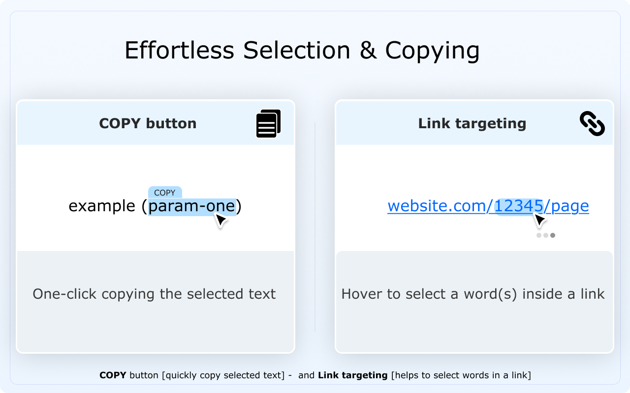 Text Select .click feature screenshot 2